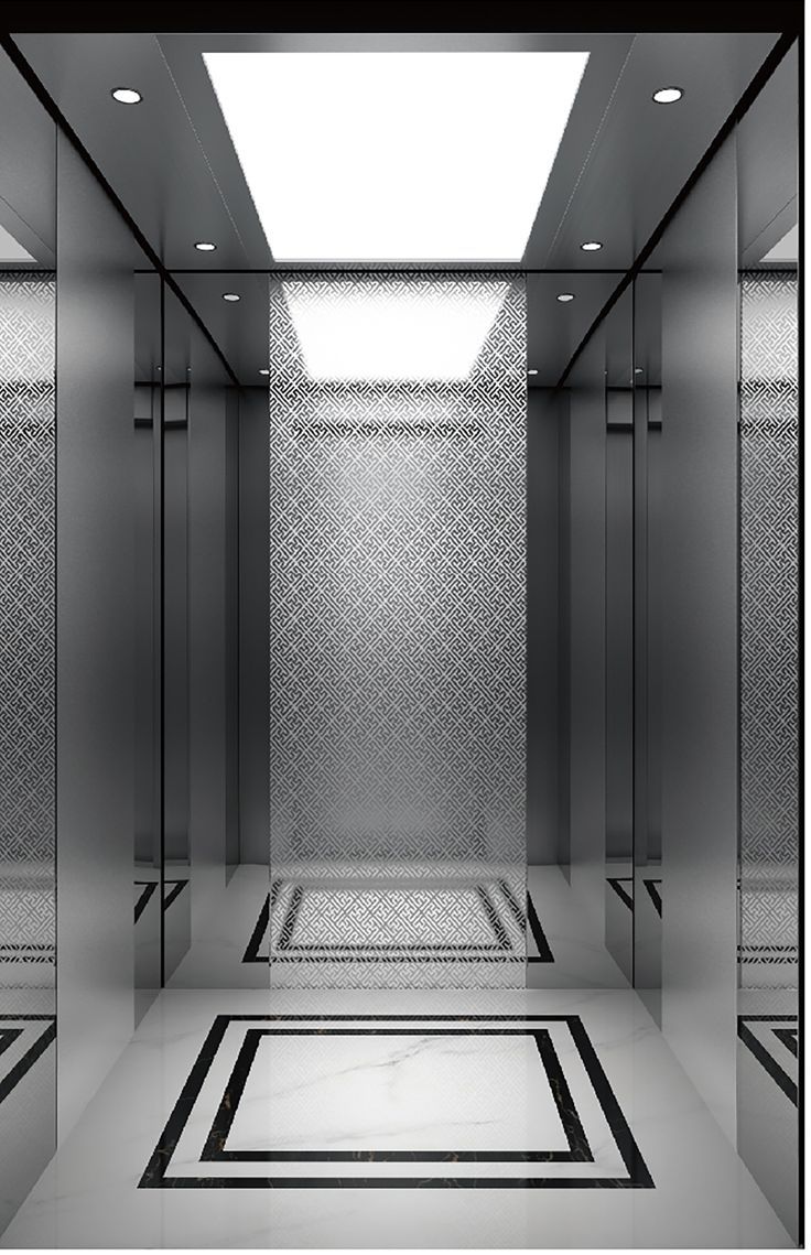 Modern interior finish inspiration for elevator cabin design