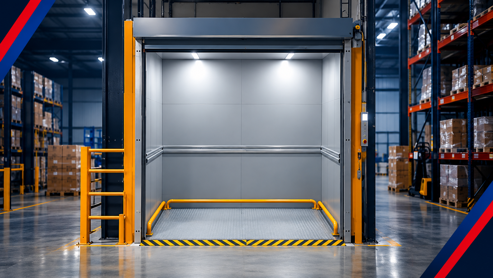 Commercial building interior