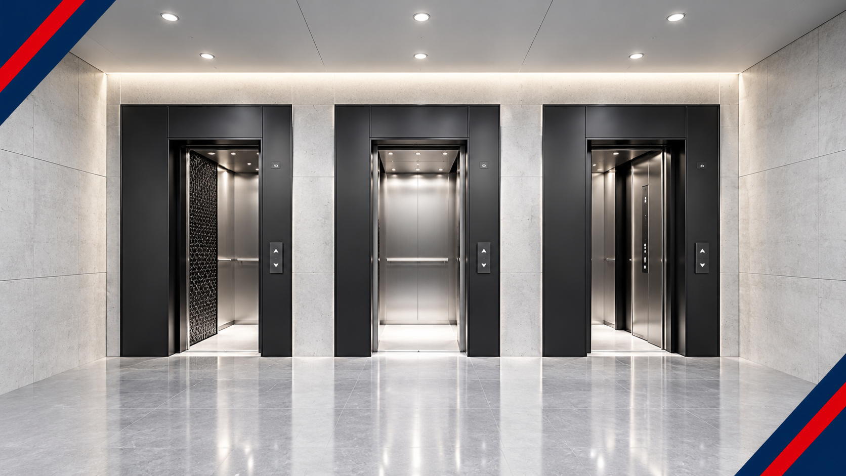 Contemporary building interior illustrating modern architectural design