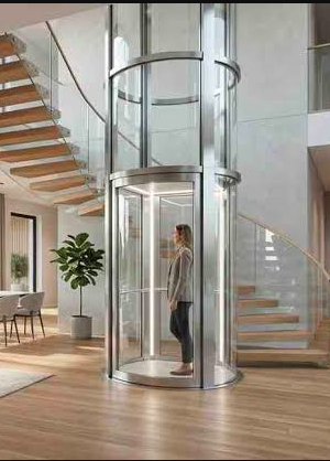 Modern home design with glass and natural light