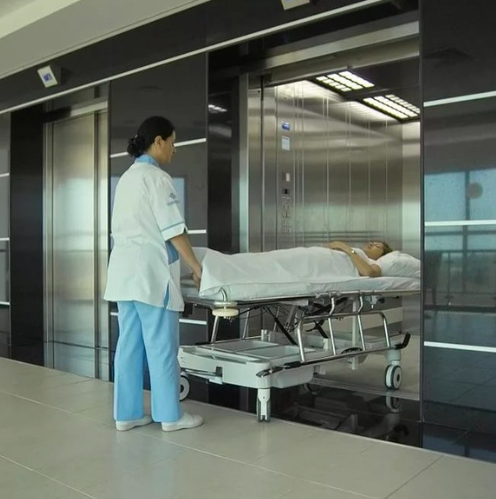 Healthcare facility representing hospital elevator applications