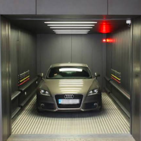 Passenger vehicle representing automobile elevator applications
